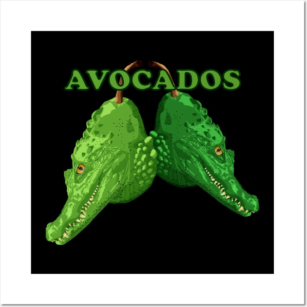 Avocados - A Handsome Pair of Alligator Pears Wall Art by PinnacleOfDecadence